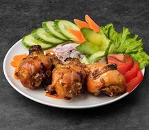 Куриная голень с овощами