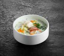 Уха по-фински со сливками