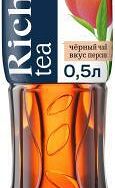 Холодный чай Rich черный с персиком