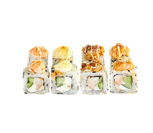 Запеченный с креветкой