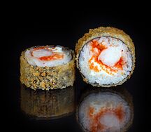 Жареный с креветкой