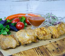 Шашлык из cвинoй шейки