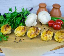 Грибы на углях