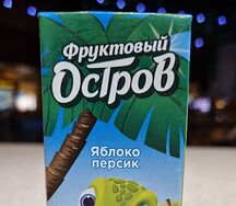 Сок Фруктовый остров Яблоко-персик