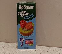 Сок Добрый Яблоко-клубника-киви