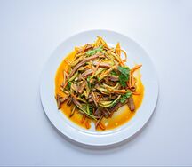 Салат Язык с огурцом