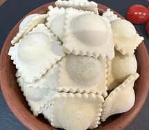 Равиоли с сыром и шпинатом