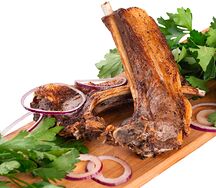 Шашлык из бараньей корейки