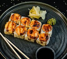 Запеченный с креветкой