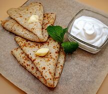 Блины с топпингом