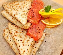 Блины с красной рыбой 