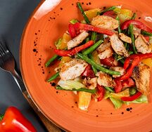 Курица с апельсинами