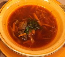 Борщ с говядиной