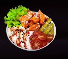 Донбури с курицей терияки