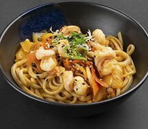 Лапша с морепродуктами