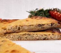 Пирог с курицей и грибами