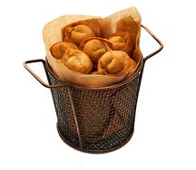Жареные пельмени