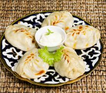 Манты с говядиной