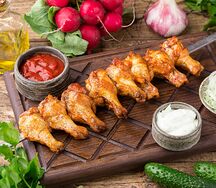 Шашлык из куриных крыльев