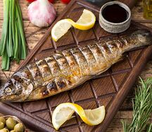 Форель на углях