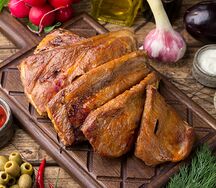 Свиные ребра на углях