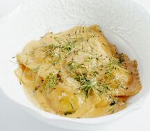 Равиоли с крабом