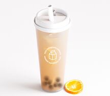 Апельсиновый чай с тапиокой