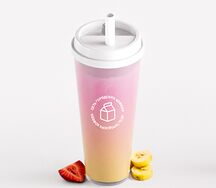 Милкшейк Клубника-банан