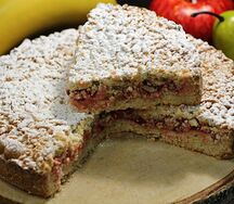 Мини-пирог песочный Черничный