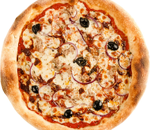 Пицца с тунцом