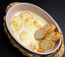 Креветки Четыре сыра