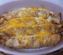 Румяные блинчики с сёмужкой