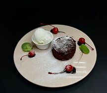 Шоколадный фондан