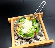 Паста с лососем и шпинатом