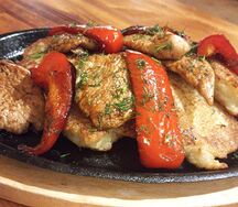 Драники с курицей и болгарским перцем