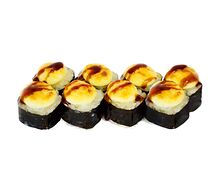 Запеченный ролл с кальмаром