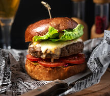 Бургер Папа с рубленой котлетой из говядины