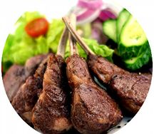 Шашлык из баранины ( на кости)