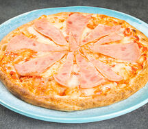 Пицца Детская с ветчиной тонкое тесто