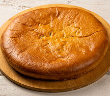 Пирог с курицей и грибами