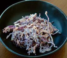 Коул слоу из красной капусты