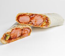 С колбасками BBQ