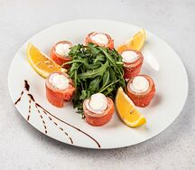 Рулетики из семги