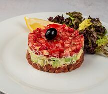 Салат Тартар из семги