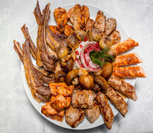 Шашлык из мякоти молочного ягненка