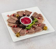 Язык говяжий с хреном