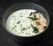 Суп Сливочный с креветками