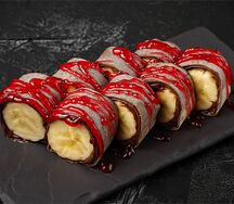 Сладкий шоколадный ролл