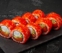 Ролл Саке эби