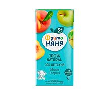 Сок Фруто Няня яблоко и персик